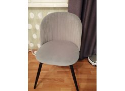 Стул на металлокаркасе Gabi blue / black фото покупателя 838