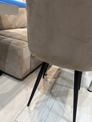 Стул на металлокаркасе Дани темно-серый (zd 995) / черный фото покупателя 33