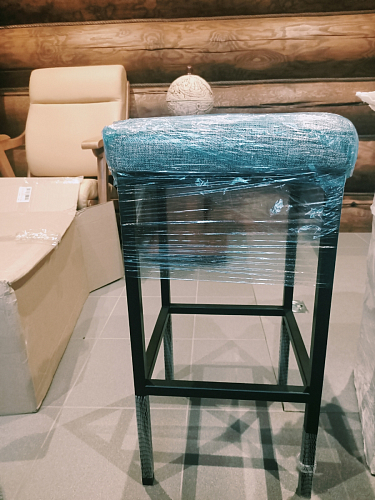 Барный стул Лофт катания минт / белый матовый фото покупателя 257