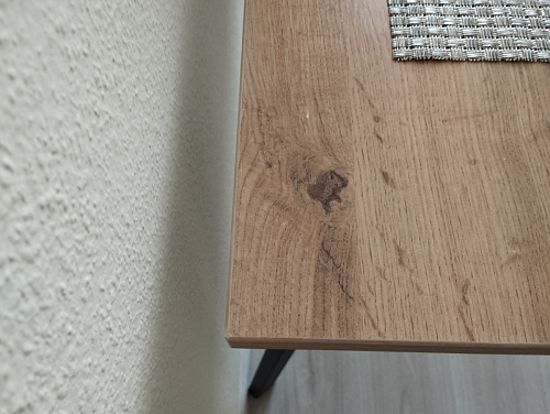 Стол Тринити Лофт 120 32 мм дуб галифакс табако / черный матовый фото покупателя 125