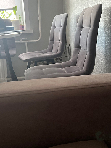 Стул на металлокаркасе Чилли зеленый / белый каркас фото покупателя 495