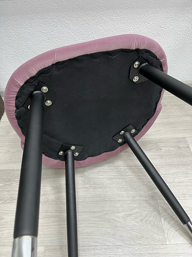 Стул на металлокаркасе Gabi gray / black фото покупателя 761