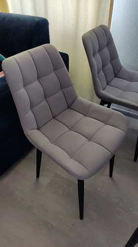 Стул на металлокаркасе Челси К крутящийся бирюзовый / черный фото покупателя 140