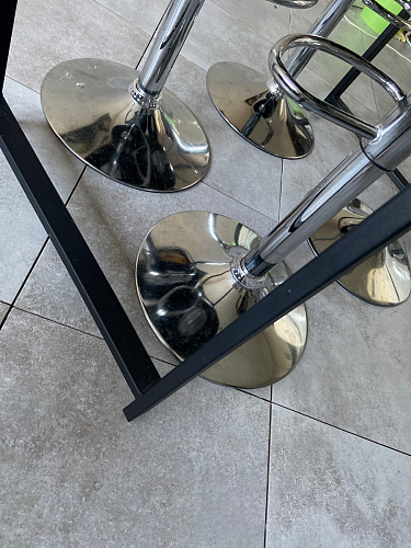 Барная стойка Дилан Лофт 120х40х90 бетон светлый фото покупателя 108