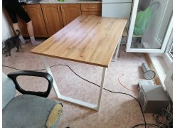 Стол Лота Лофт 120 25 мм сабия / черный матовый фото покупателя 51