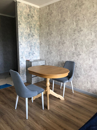 Стул на металлокаркасе Kora light purple / black фото покупателя 8