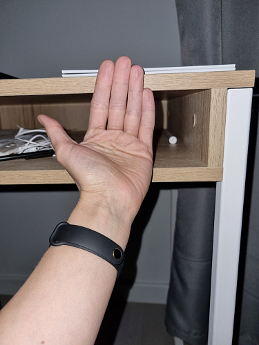 Письменный стол Леон Лофт черный матовый / дуб вотан фото покупателя 39