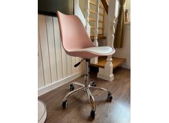 Компьютерное кресло Kolin с подушкой clear / white фото покупателя 406