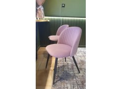 Стул на металлокаркасе Gabi 1 бежевый / черный с серебряными наконечниками фото покупателя 764