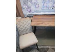 Стол Тринити Лофт 120 32 мм бетон / черный матовый фото покупателя 386