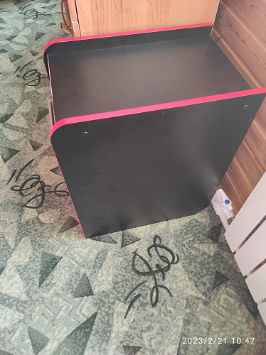 Тумба Ханна черная / красная  - Уцененный экземпляр фото покупателя 76