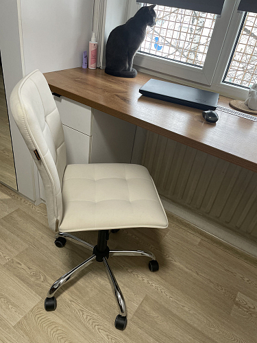 Компьютерное кресло One флок серый 29 фото покупателя 39