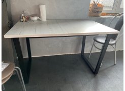 Стол Лота Лофт 140 25 мм юта / белый матовый фото покупателя 603