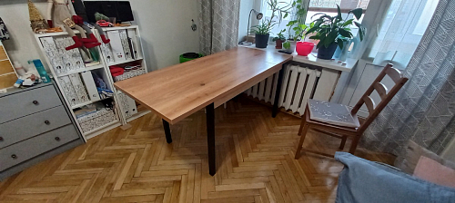 Стол Оригон навара / черный матовый фото покупателя 7