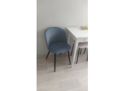 Стул на металлокаркасе Gabi blue / black фото покупателя 694