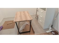 Стол Лота Лофт 120 25 мм сабия / черный матовый фото покупателя 465