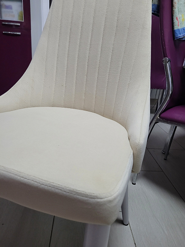 Стул на металлокаркасе Kora beige / black фото покупателя 432