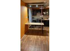 Стол Тринити Лофт 120 32 мм бетон / черный матовый фото покупателя 404