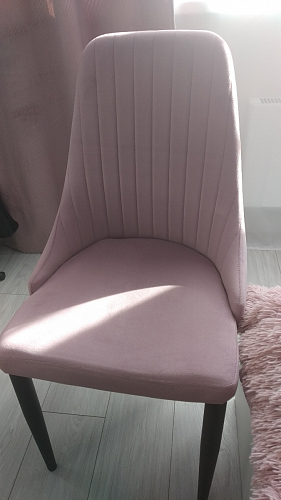 Стул на металлокаркасе Kora beige / black фото покупателя 441