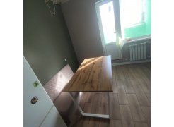 Стол Лота Лофт 120 25 мм сабия / черный матовый фото покупателя 807