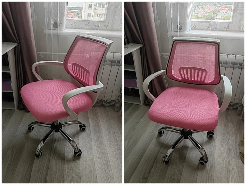 Компьютерное кресло Ergoplus light gray / white фото покупателя 14