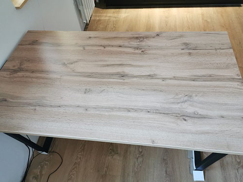 Стол Лота Лофт 140 25 мм черный матовый / бетон фото покупателя 939