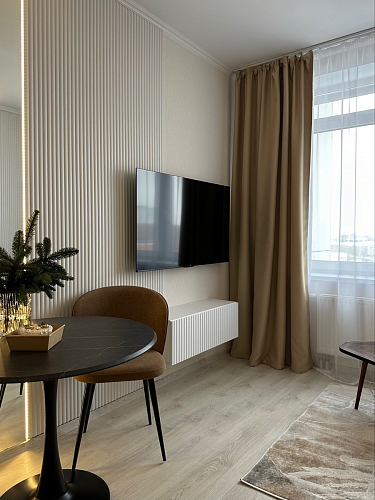 Стол Тулип 90х73 белый мрамор / золото фото покупателя 49