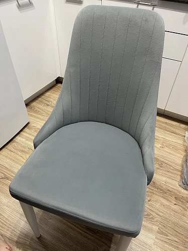 Стул на металлокаркасе Kora dark pink / white фото покупателя 5