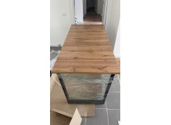 Стол Лота Лофт 140 25 мм черный матовый / бетон фото покупателя 876