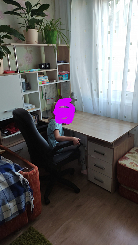 Стол компьютерный КС15 белый правый фото покупателя 21