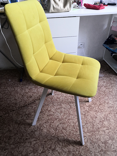 Комплект стульев Чилли 2 шт бежевый / черный фото покупателя 848