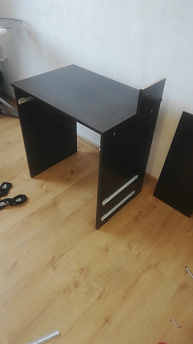 Компьютерный стол Джаз-24 левый венге фото покупателя 140