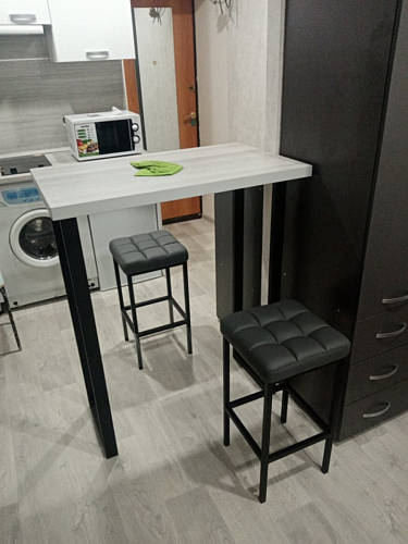 Барный стул Лофт катания лаванда / белый матовый фото покупателя 134