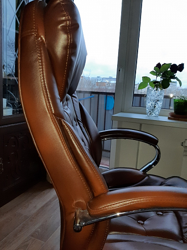 Компьютерное кресло Rich коричневое фото покупателя 23