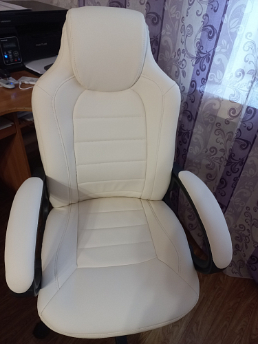 Компьютерное кресло Kadis коричневое / бежевое фото покупателя 74