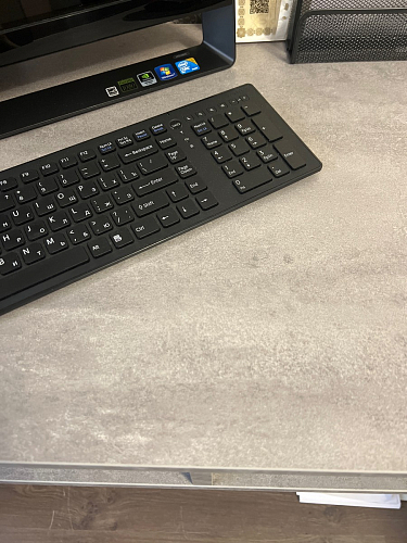 Письменный стол Леон Лофт бетон / черный матовый фото покупателя 78