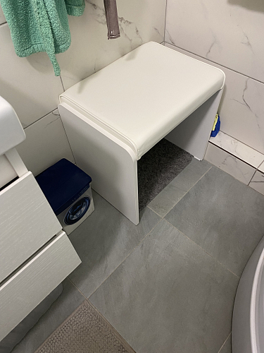 Банкетка Гламур белый фото покупателя 1