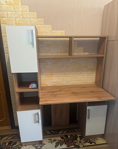 Компьютерный стол Эндо дуб вотан / белый фото покупателя 9