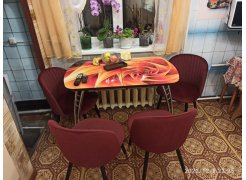 Стул на металлокаркасе Gabi 1 light purple / black фото покупателя 114