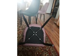 Стул на металлокаркасе Kora 1 gray / black фото покупателя 12