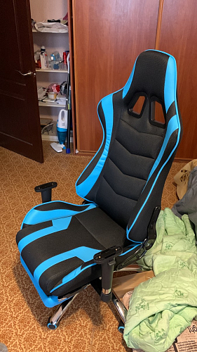 Компьютерное кресло Kano черное / красное фото покупателя 8