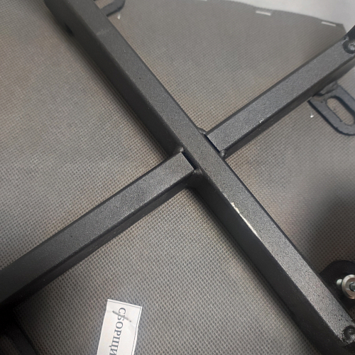 Стул на металлокаркасе Чилли К кирпичный / черный фото покупателя 253