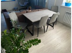 Стол Лота Лофт 120 25 мм сабия / черный матовый фото покупателя 60