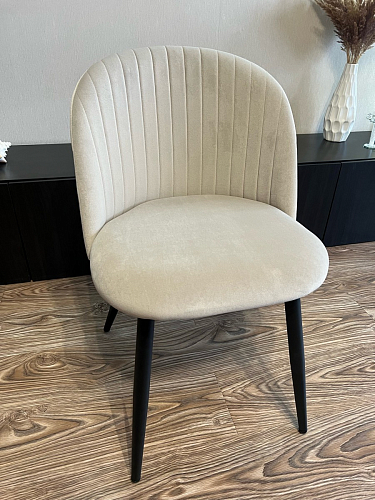 Стул на металлокаркасе Gabi 1 light purple / black фото покупателя 821