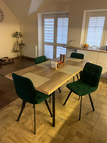 Стул на металлокаркасе Чилли бежевый / белый каркас фото покупателя 1171