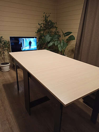 Стол книжка СтК8 дуб сонома / белый фото покупателя 8