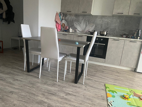 Деревянный стол Лота Лофт 140х80 белый матовый / бетон светлый фото покупателя 230