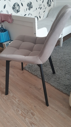 Стул на металлокаркасе Челси бирюзовый / черный фото покупателя 180