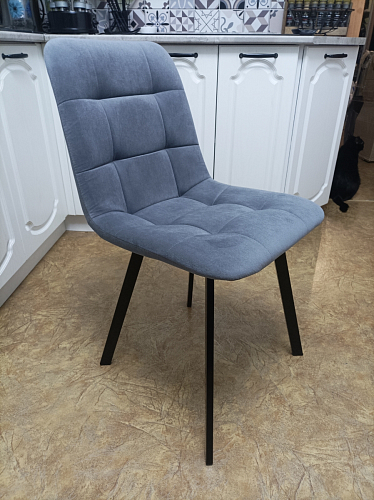 Стул на металлокаркасе Чилли К кирпичный / черный фото покупателя 514