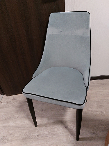 Стул на металлокаркасе Kora gray / black фото покупателя 504